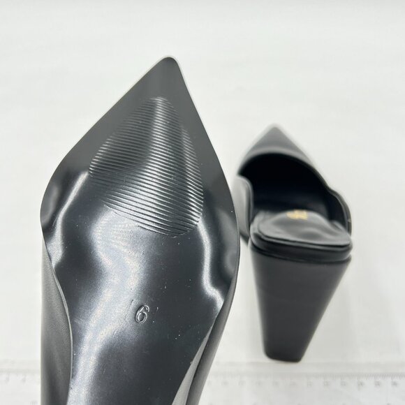 Elegant Black Wedge Sandals - Picture 6 of 8